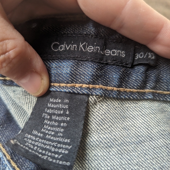 Calvin Klein Lean Boot Jeans, Women's Size 30/10x32", 9" Rise - Picture 5 of 6